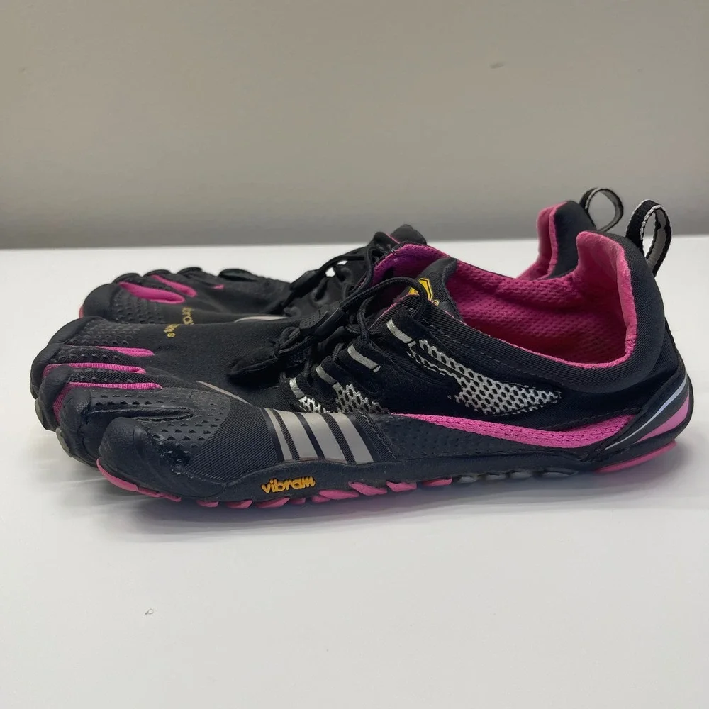 Vibram FiveFingers KMD Sport LS EVO Womens 38 7.5-8 Black Pink Shoes 14w3603